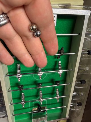 Calcetto da tavolo in metallo