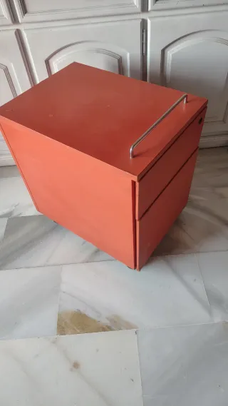 Fichero oficina rojo 2 cajones