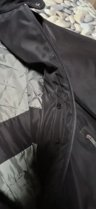 Chaqueta acolchada hombre 5XL marrón oscuro