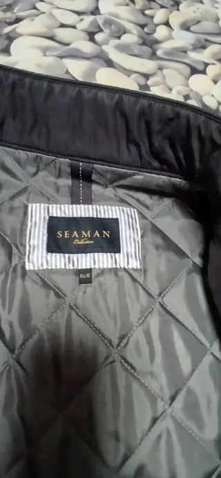 Chaqueta acolchada hombre 5XL marrón oscuro