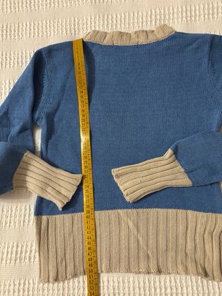 Jersey Tommy Hilfiger Azul y Beige