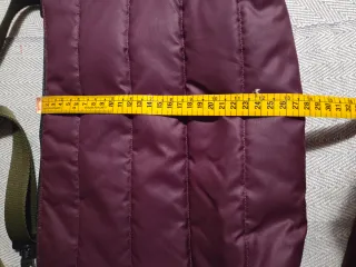 Bolso bandolera acolchado granate