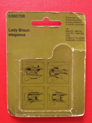 Testine di ricambio Braun Lady Braun