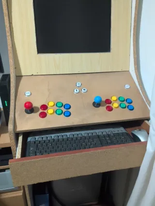 Mueble retro, maquina Arcade, Bartop Mame botones
