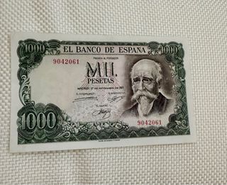 Billete 1000 Ptas 1971 Echegaray EBC+ Sin Serie
