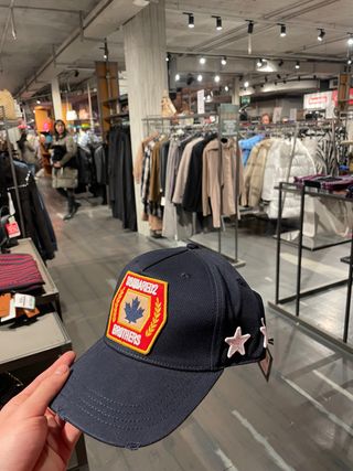 Gorra Dsquared2 Azul Original Comprada en OUTLET