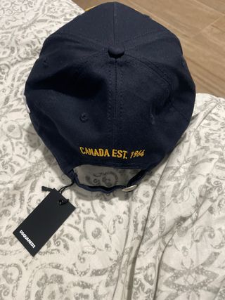 Gorra Dsquared2 Azul Original Comprada en OUTLET