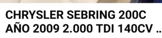 Chrysler Sebring 2008