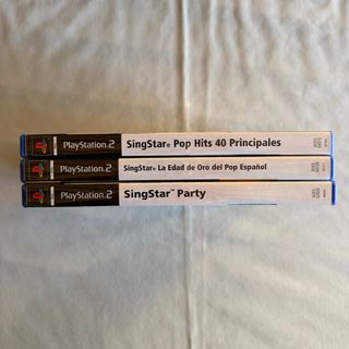 Lote Singstar PS2 PAL ESP