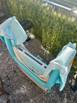 Parque infantil plegable azul