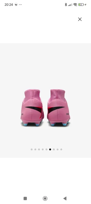 Botas de fútbol Nike rosas