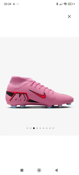 Botas de fútbol Nike rosas