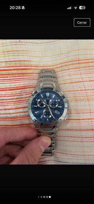 Reloj Festina Cronógrafo Azul Acero