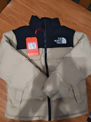 Chaqueta The North Face Niño Beige/Negro