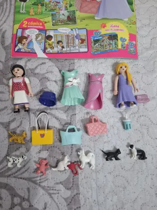 2 Figuras Playmobil con Accesorios