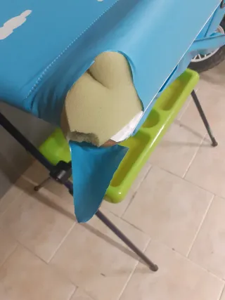 Cambiador Bañera Jane Azul y Verde