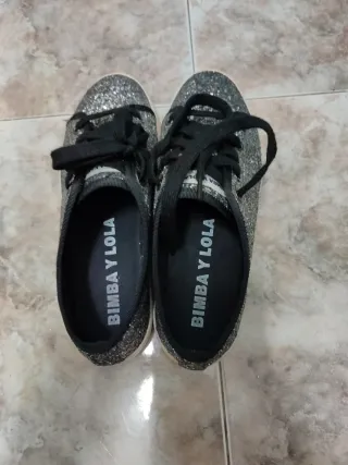Bambas Bimba y Lola Talla 37 Glitter