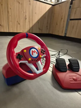 Volante y pedales Mario Kart para Nintendo Switch