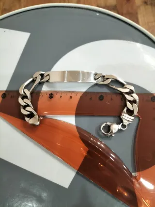 Pulsera de Plata para Hombre - Estilo ID nueva