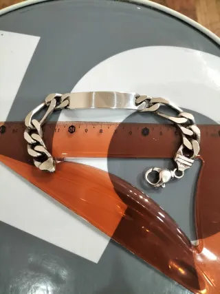Pulsera de Plata para Hombre - Estilo ID nueva