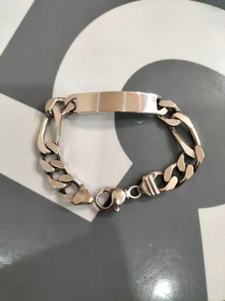 Pulsera de Plata para Hombre - Estilo ID nueva