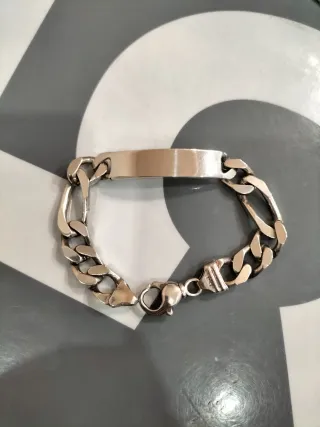 Pulsera de Plata para Hombre - Estilo ID nueva
