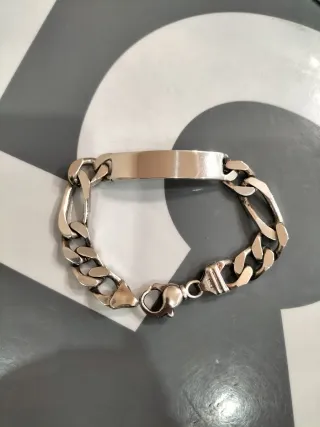 Pulsera de Plata para Hombre - Estilo ID nueva