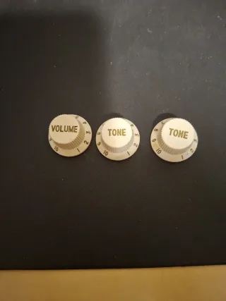 Perillas guitarra eléctrica Stratocaster