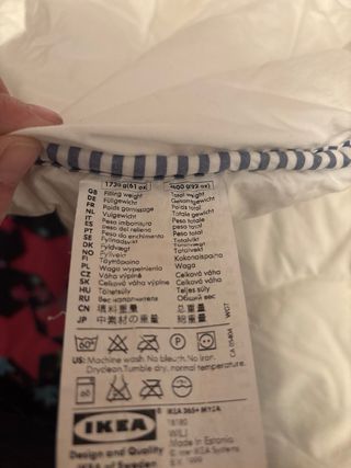 Edredón Cama 90x190 Ikea Blanco