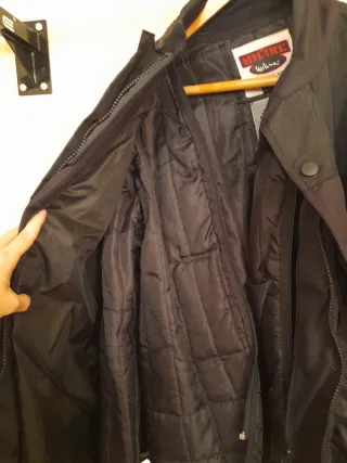 Chaqueta de moto negra XL