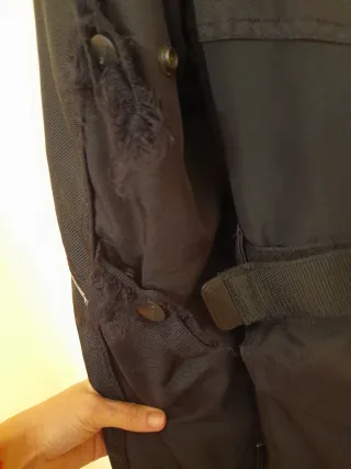 Chaqueta de moto negra XL