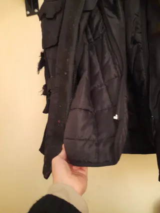 Chaqueta de moto negra XL