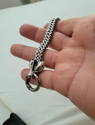 Bracciale vichingo con testa di drago