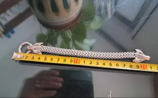 Bracciale vichingo con testa di drago