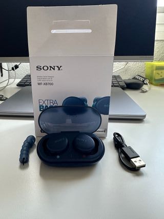 Auriculares Bluetooth Sony WF-XB700 Azul