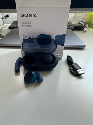 Auriculares Bluetooth Sony WF-XB700 Azul