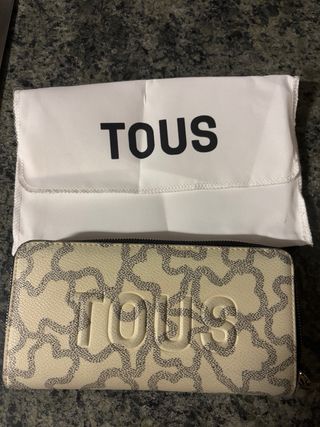 Monedero Tous Blanco y Gris