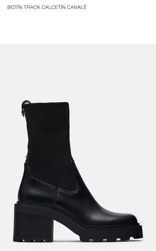 Botín Zara Negro Talla 39