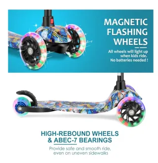 Patinete 3 Ruedas Infantil Luces LED