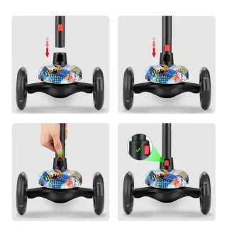 Patinete 3 Ruedas Infantil Luces LED