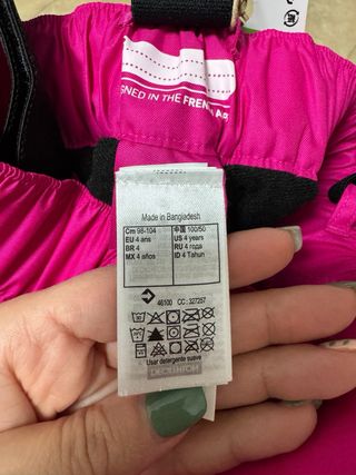 Pantalón nieve niña Wedze sin usar