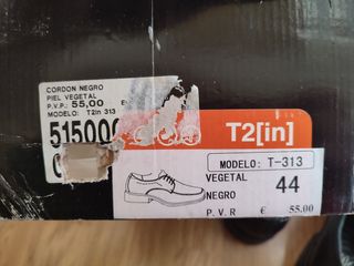 Zapatos de vestir negros talla 44