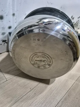 Olla exprés de acero inoxidable