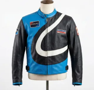 Chaqueta Moto Cuero Suzuki HRC