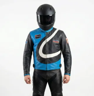 Chaqueta Moto Cuero Suzuki HRC