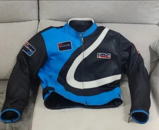 Chaqueta Moto Cuero Suzuki HRC