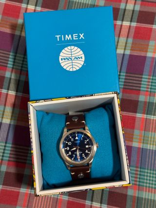Reloj Timex 39mm Edición Pan Am Azul