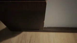 2 Cómodas de 6 cajones marrón oscuro