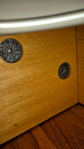 Cama de matrimonio de madera wenge