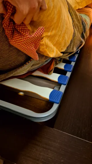 Cama de matrimonio de madera wenge